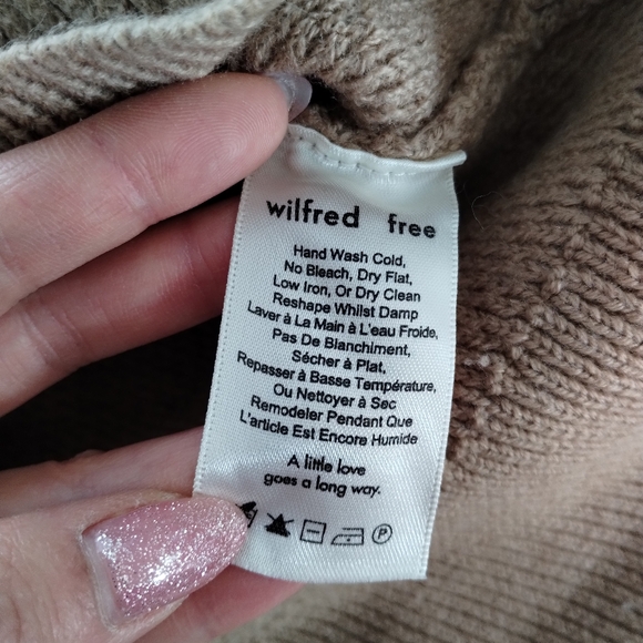 Wilfred Free Isabelli sweater in Tan size small - Picture 4 of 4